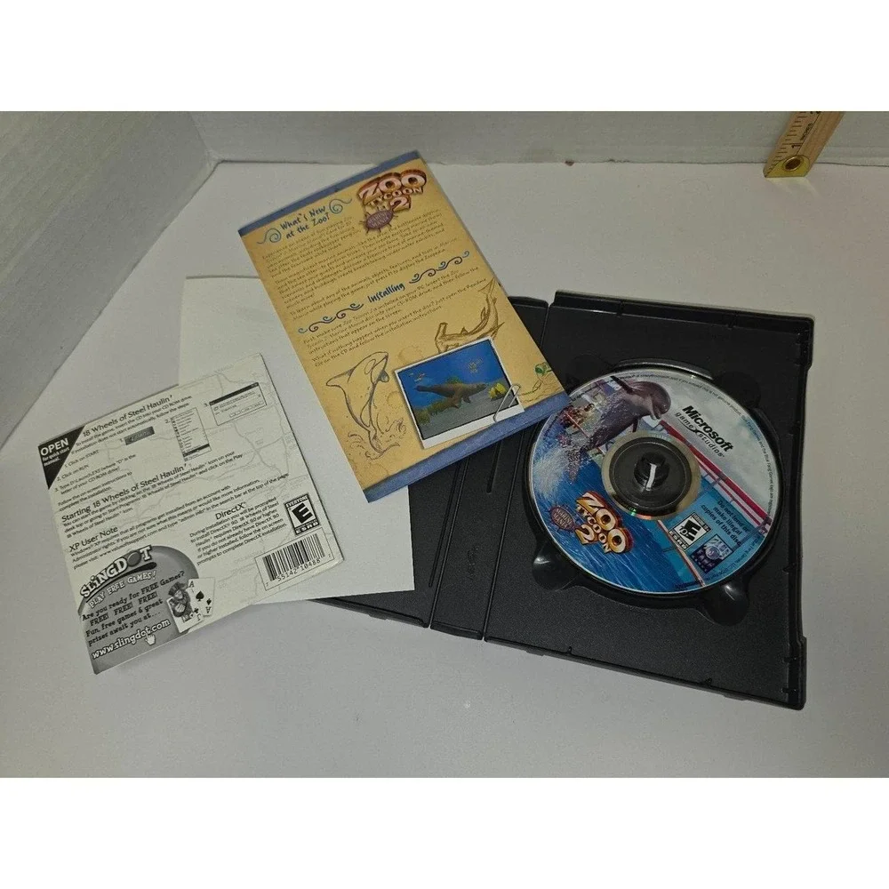 Zoo Tycoon 2 Marine Mania Expansion Pack PC CD Game